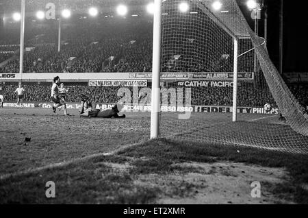 Everton v Arsenal, FA Cup 3rd round, played at Goodison Park, final score 2-0 to Everton. 3rd January 1981. Stock Photo