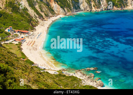 Petani Beach, Kefalonia, Greece Stock Photo