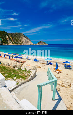 Petani Beach, Kefalonia, Greece Stock Photo