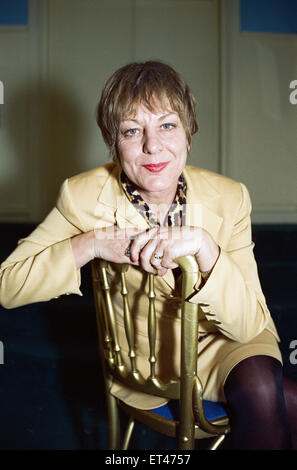 Author Sue Townsend. 27th October 1992. Stock Photo