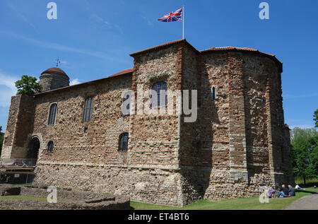 Colchester Castle in Castle Park, Colchester, Essex Stock Photo