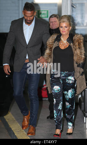 Kerry Katona and her husband George Kay outside the ITV Studios  Featuring: Kerry Katona, George Kay Where: London, United Kingdom When: 10 Dec 2014 Credit: Rocky/WENN.com Stock Photo