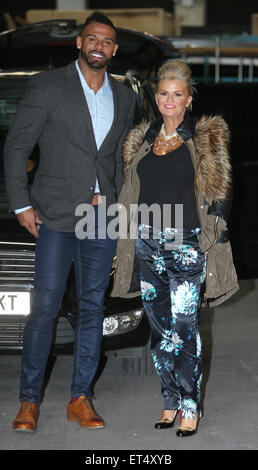 Kerry Katona and her husband George Kay outside the ITV Studios  Featuring: Kerry Katona, George Kay Where: London, United Kingdom When: 10 Dec 2014 Credit: Rocky/WENN.com Stock Photo