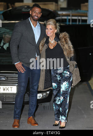 Kerry Katona and her husband George Kay outside the ITV Studios  Featuring: Kerry Katona, George Kay Where: London, United Kingdom When: 10 Dec 2014 Credit: Rocky/WENN.com Stock Photo