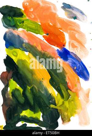 colorful watercolor background Stock Photo