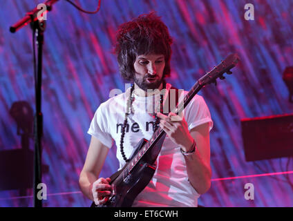 Kasabian perform at the Phones 4u Arena, Manchester  Featuring: Sergio Pizzorno, Kasabian Where: Manchester, United Kingdom When: 12 Dec 2014 Credit: Sakura/WENN.com Stock Photo