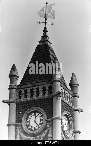 Clock Tower, Redcar, 17th September 1982. Stock Photo