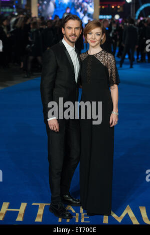 Night At The Museum: Secret Of The Tomb - UK film premiere held at the Empire Leicester Square.  Featuring: Dan Stevens, Guest Where: London, United Kingdom When: 15 Dec 2014 Credit: Daniel Deme/WENN.com Stock Photo