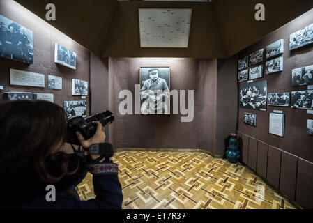 One of the halls at Joseph Stalin Museum in Gori town, Georgia Stock Photo