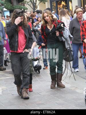 Desperate Housewives, Drea de Matteo takes her family shopping at The Grove in Hollywood  Featuring: Drea de Matteo Where: Los Angeles, California, United States When: 21 Dec 2014 Credit: WENN.com Stock Photo