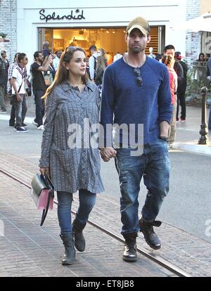 Rachael Leigh Cook and husband, Daniel Gillies shopping at The Grove in Hollywood  Featuring: Rachael Leigh Cook, Daniel Gillies Where: Los Angeles, California, United States When: 27 Dec 2014 Credit: WENN.com Stock Photo