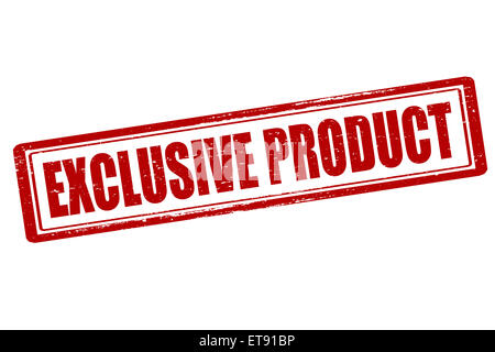 Rubber stamp with text exclusive product inside, vector illustration Stock Photo