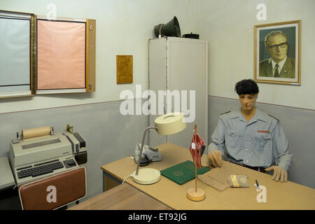 Geisa, Germany, NVA service rooms in the museum Point Alpha memorial Stock Photo