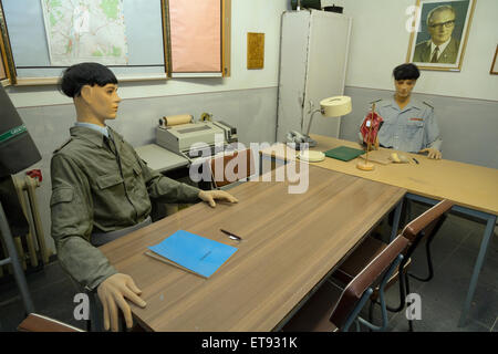 Geisa, Germany, NVA service rooms in the museum Point Alpha memorial Stock Photo