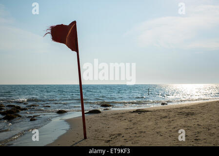 Sunset on a beach Stock Photo