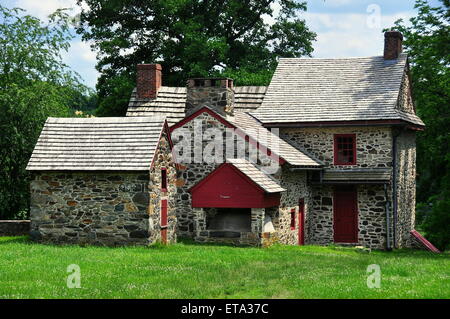 Chadds Ford, Pennsylvania: The Gideon Gilpin House used by the Marquis de Lafayette as his headquarters  * Stock Photo