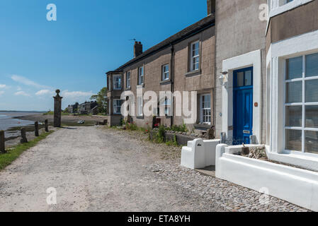 First Terrace Sunderland Point near Lancaster Stock Photo