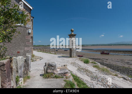 The Quayside at Sunderland Point near Lancaster Stock Photo