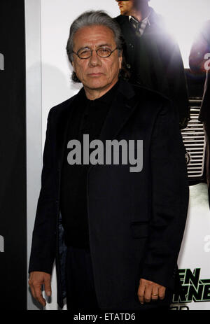 Edward James Olmos at the Los Angeles premiere of 'The Green Hornet' held at the Grauman's Chinese Theatre in Hollywood. Stock Photo