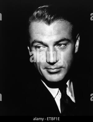 GARY COOPER PORTRAIT Stock Photo - Alamy