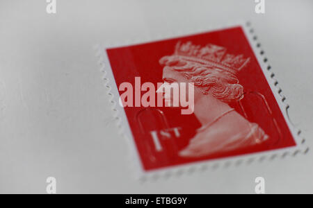 English First class Stamp. Stock Photo