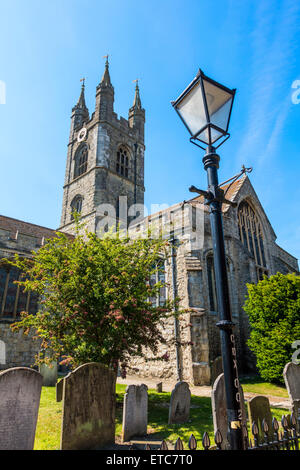 St Marys Church Ashford Town Centre Kent UK Stock Photo