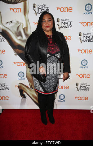 46th NAACP Image Awards at The Beverly Hilton - Arrivals  Featuring: May May Ali Where: Los Angeles, California, United States When: 17 Jan 2015 Credit: Brian To/WENN.com Stock Photo