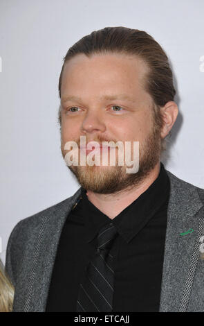 LOS ANGELES, CA - APRIL 2, 2015: Eldon Henson at the premiere of his Netflix series 'Marvel's Daredevil' at the Regal Cinemas LA Live. Stock Photo