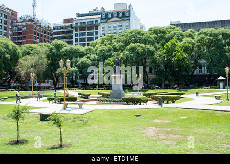 Statue of Adolfo Alsina, Buenos Aires Stock Photo