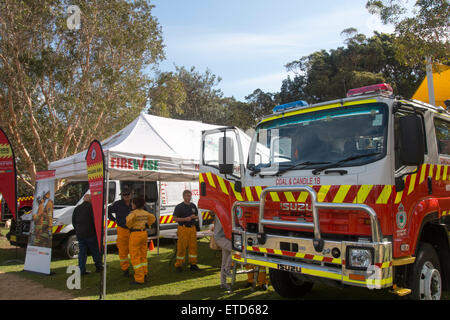 Sydney, Australia. 13th June, 2015. 10th Year of the Avalon Military Tattoo showcases Australian Defence Force and local volunteer groups, pipe bands and a Huey Eagle helicopter entertain the crowds. Credit:  model10/Alamy Live News Stock Photo