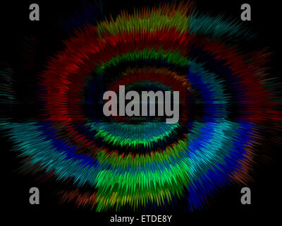 Colorful twirling pyramid extrude abstract background Stock Photo - Alamy