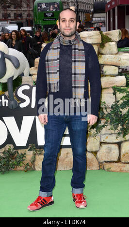 'Shaun the Sheep Movie' European Premiere at the Vue West End, Leicester Square, London  Featuring: Ilan Eshkeri Where: London, United Kingdom When: 25 Jan 2015 Credit: WENN.com Stock Photo