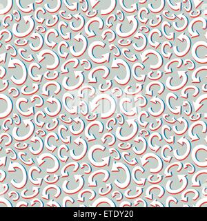 Seamless recycle background. Vector pattern. Stock Vector