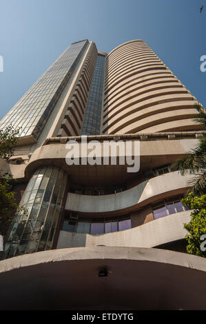 The Bombay Stock Exchange in Mumbai Stock Photo