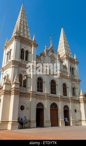 Santa Cruz Cathedral Basilica Church in Cochin, India Stock Photo