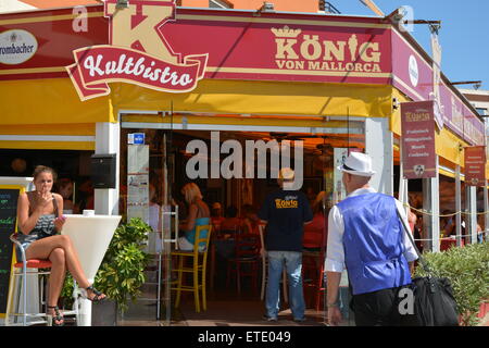 Archive Juergen Drews Restaurant Kultbistro 'Koenig von Mallorca'  Featuring: Atmosphere Where: Santa Ponsa, Spain When: 10 May 2014 Credit: WENN.com Stock Photo
