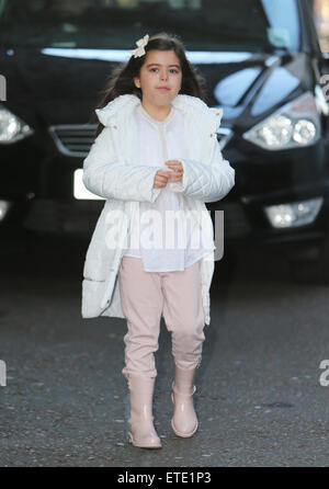 Sophia Grace Brownlee outside ITV Studios  Featuring: Sophia Grace Brownlee Where: London, United Kingdom When: 29 Jan 2015 Credit: Rocky/WENN.com Stock Photo