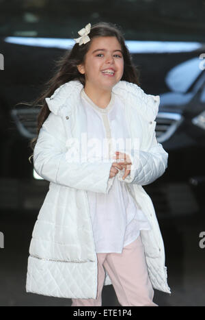 Sophia Grace Brownlee outside ITV Studios  Featuring: Sophia Grace Brownlee Where: London, United Kingdom When: 29 Jan 2015 Credit: Rocky/WENN.com Stock Photo