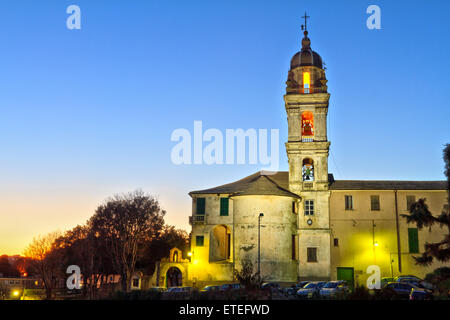 San Francesco da Paola church at evening, Genova, Italy Stock Photo