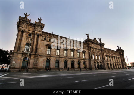 Aduana building, by Enric Sagnier. Barcelona. Stock Photo