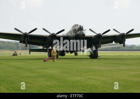 Lincolnshire Aviation Heritage Centre at East Kirby Airfield, East Kirby, near the market town of Spilsby Lincolnshire England GB UK 2014 Stock Photo