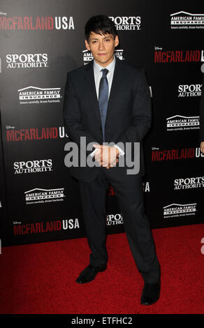 World Premiere of Disney’s 'McFarland, USA' at El Capitan Theatre - Arrivals  Featuring: Carlos Pratts Where: Los Angeles, California, United States When: 09 Feb 2015 Credit: FayesVision/WENN.com Stock Photo