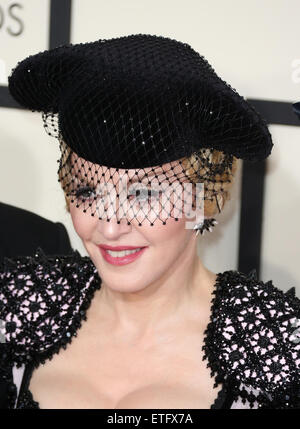 The 57th Annual GRAMMY Awards  Featuring: Madonna Where: Los Angeles, California, United States When: 09 Feb 2015 Credit: FayesVision/WENN.com Stock Photo