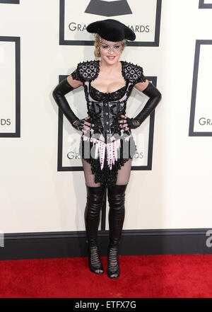 The 57th Annual GRAMMY Awards  Featuring: Madonna Where: Los Angeles, California, United States When: 09 Feb 2015 Credit: FayesVision/WENN.com Stock Photo