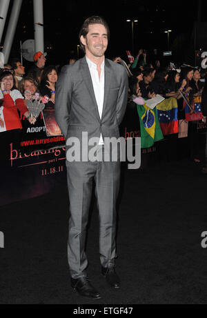 LOS ANGELES, CA - NOVEMBER 14, 2011: Lee Pace at the world premiere of 'The Twilight Saga: Breaking Dawn - Part 1' at the Nokia Theatre, L.A. Live in downtown Los Angeles. November 14, 2011 Los Angeles, CA Stock Photo