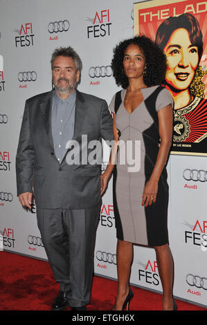 Director Luc Besson and his wife Virginie Besson-Silla attend the ...