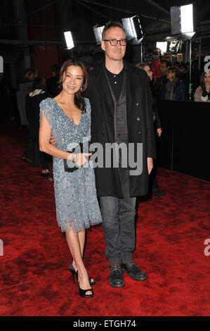 LOS ANGELES, CA - NOVEMBER 4, 2011: Michelle Yeoh & David Thewlis at the premiere of their new movie 'The Lady', part of the 2011 AFI Fest, at Grauman's Chinese Theatre, Hollywood. November 4, 2011 Los Angeles, CA Stock Photo