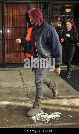 Kanye West leaving The Bowery Hotel Featuring: Kanye West Where: New