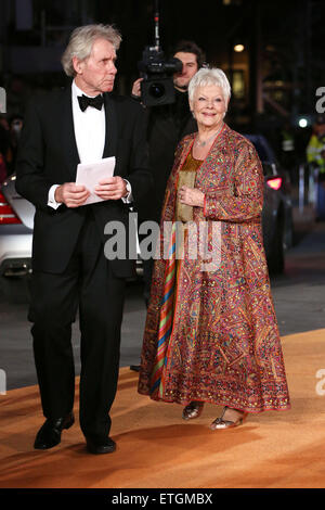 'The Second Best Exotic Marigold Hotel' Premiere - Arrivals  Featuring: Dame Judi Dench, David Mills Where: London, United Kingdom When: 17 Feb 2015 Credit: Lia Toby/WENN.com Stock Photo