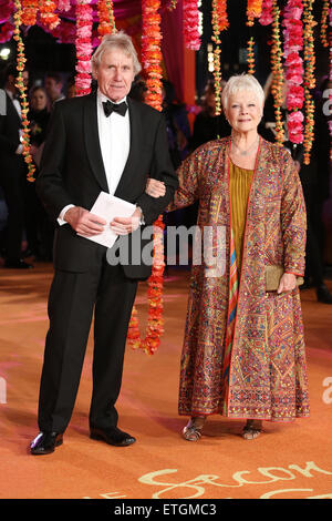 'The Second Best Exotic Marigold Hotel' Premiere - Arrivals  Featuring: Dame Judi Dench, David Mills Where: London, United Kingdom When: 17 Feb 2015 Credit: Lia Toby/WENN.com Stock Photo